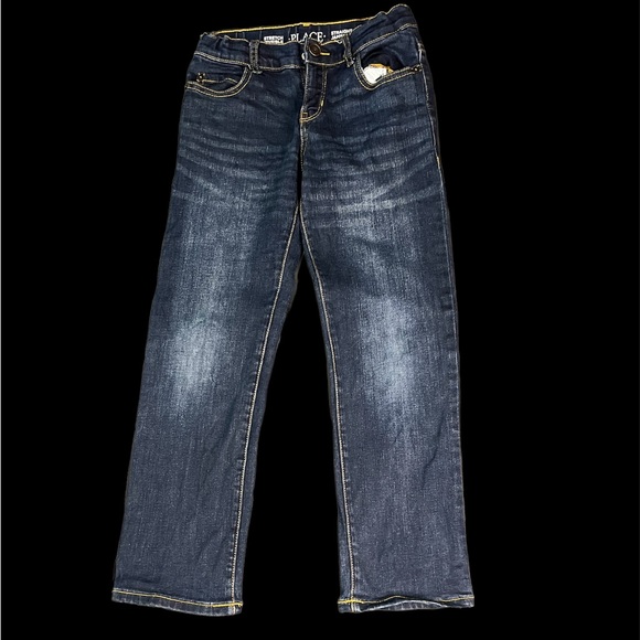 The Children’s Place Stretch Straight Jeans With Adjustable Waist - Picture 1 of 5